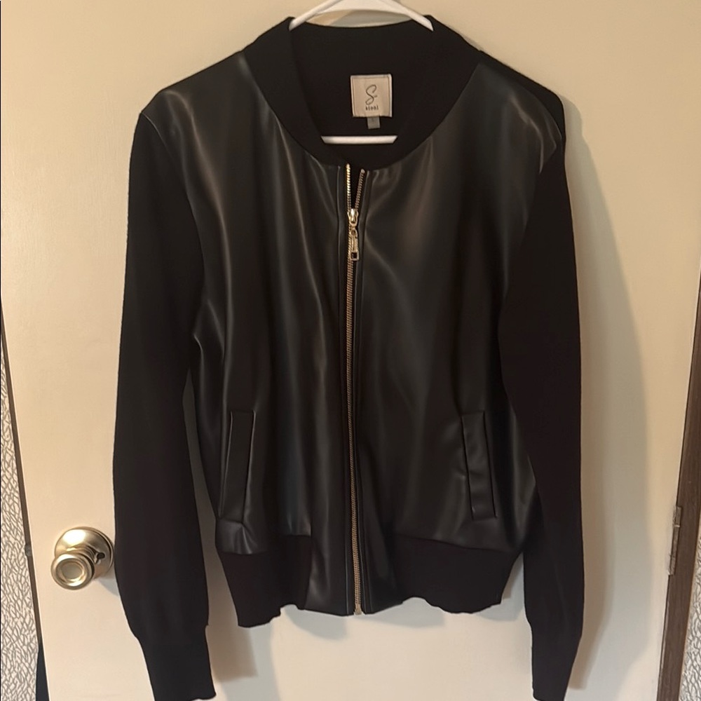 Stoni Black leather Jacket